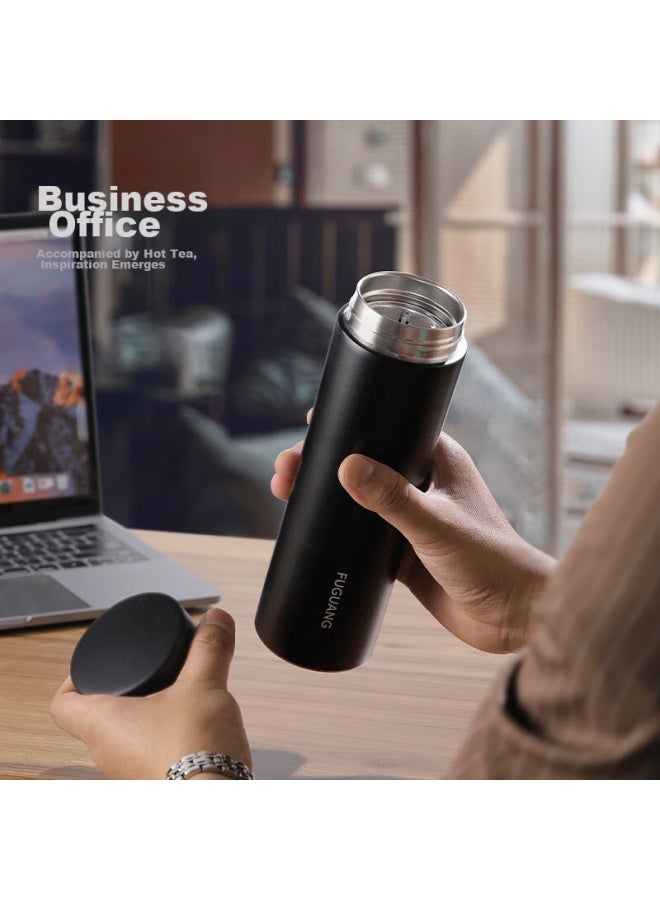 Tomimitsu Fuguang Insulated Mug, 316l Stainless Steel Water Cup, Tea Infuser For Men And Women, Cold-keeping Cup, Business Gift, 520ml - Image 3