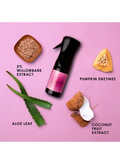 Temptu Mist Bha Exfoliator Spray Set 5% Willow Bark Natural Alternative To Salicylic Acid For Body Back & Face Pre Tan Skin Prep Hydrating Facial Toner & Deluxe Ultra Fine Continuous Sprayer  - Image 5