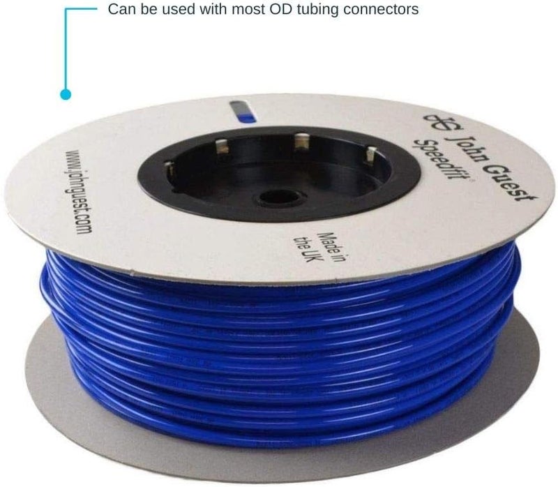 John Guest 3/8 Inch x 25 Feet LLDPE Tubing, Flexible Water Tubing for Plumbing, Blue, PE-12-EI-025F-B - Image 5