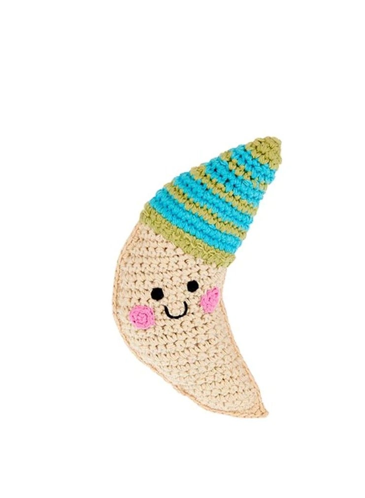 Pebble Pebble Handmade Moon Weather Crochet Fair Trade Imaginative Expressive Premium Stuffed Weather Soft Plush Toy- Gift for Kids- Easily Washable toy for little babies  - Image 1
