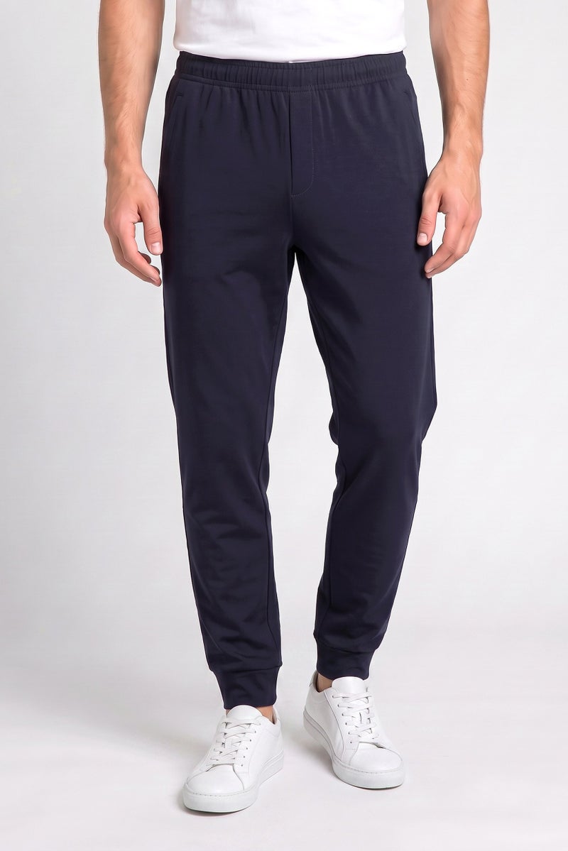 RBX Men Sportswear Fit Outdoor Track Pants, Deep Navy - Image 1