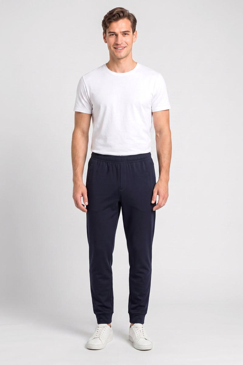 RBX Men Sportswear Fit Outdoor Track Pants, Deep Navy - Image 2