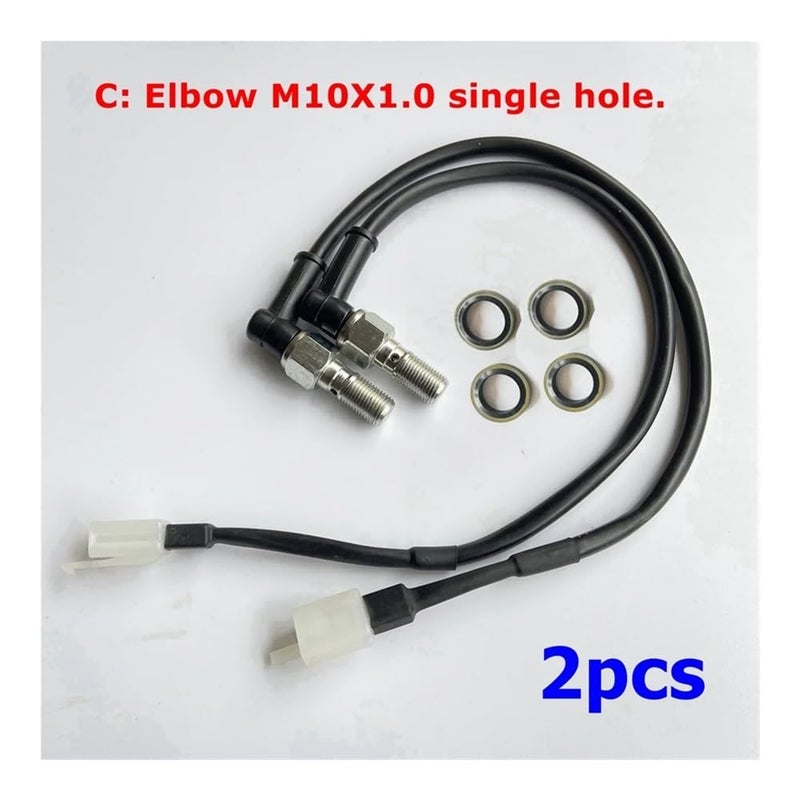 Motorcycle Hydraulic Brake Clutch Banjo Bolt C Switch 2 Piece Light Switch Accessories - Image 3