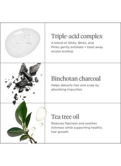 Briogeo Briogeo Scalp Revival Charcoal + Tea Tree Buildup Detox Spray, Dry Scalp Pre-Wash Treatment for Dry Scalp & Itchy Scalp, Build Up, Detox Spray, Unclog Hair Follicles, Vegan, Cruelty-Free, 4 fl oz  - Image 3