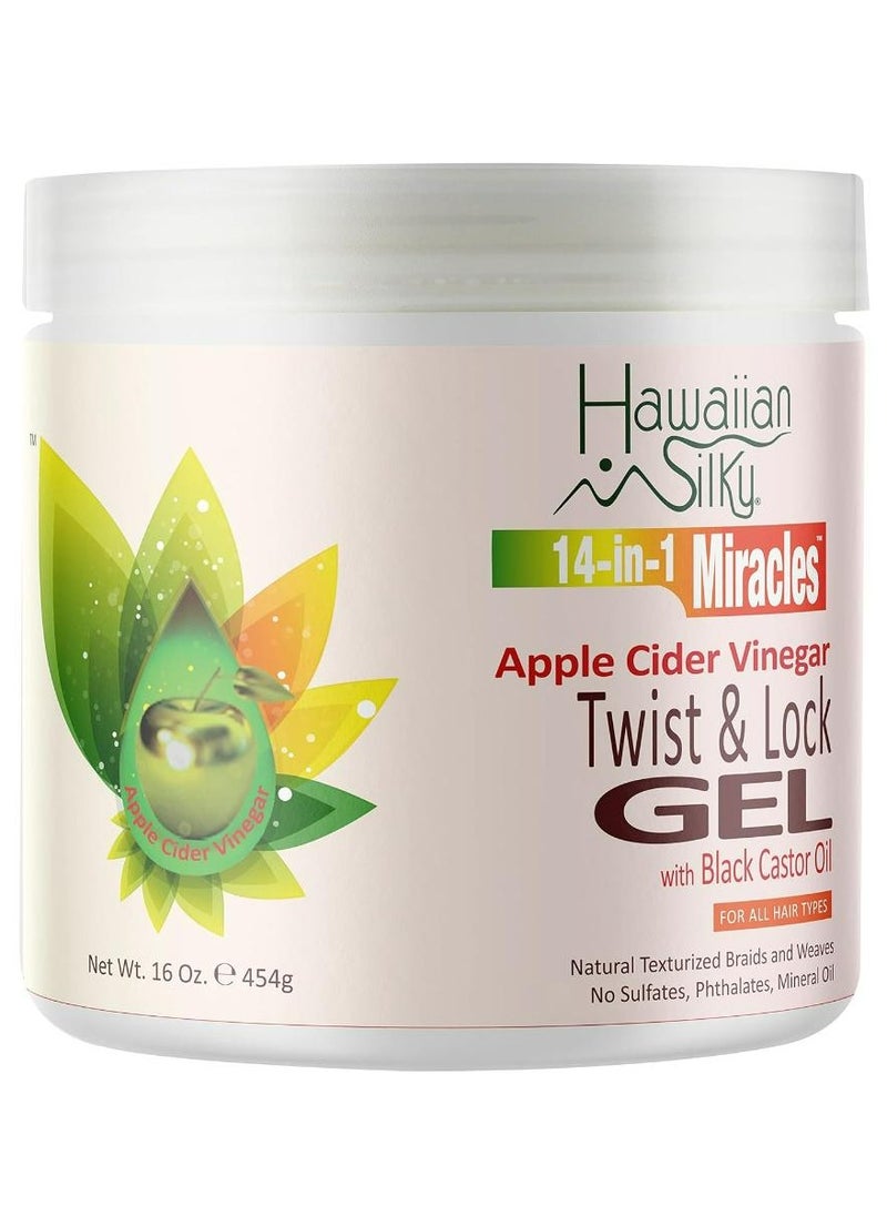 Hawaiian Silky 14-in-1 Miracles Apple Cider Vinegar Twist And Lock Gel  454 g  - Image 1