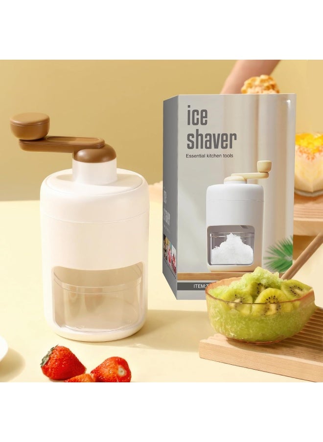 SUKILO - Handmade Shaved Ice Machine & Portable Snow Cone Maker with Free Ice Cube Tray – Compact, Easy to Use Ice Crusher for Fluffy Snow Ice, Perfect for Summer Parties & Homemade Frozen Treats - Image 1