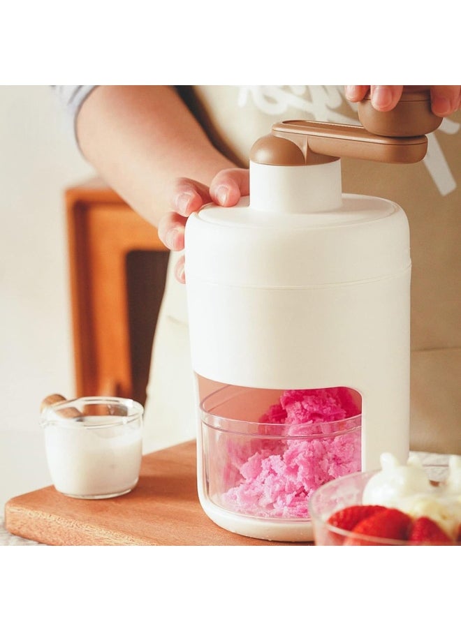 SUKILO - Handmade Shaved Ice Machine & Portable Snow Cone Maker with Free Ice Cube Tray – Compact, Easy to Use Ice Crusher for Fluffy Snow Ice, Perfect for Summer Parties & Homemade Frozen Treats - Image 1