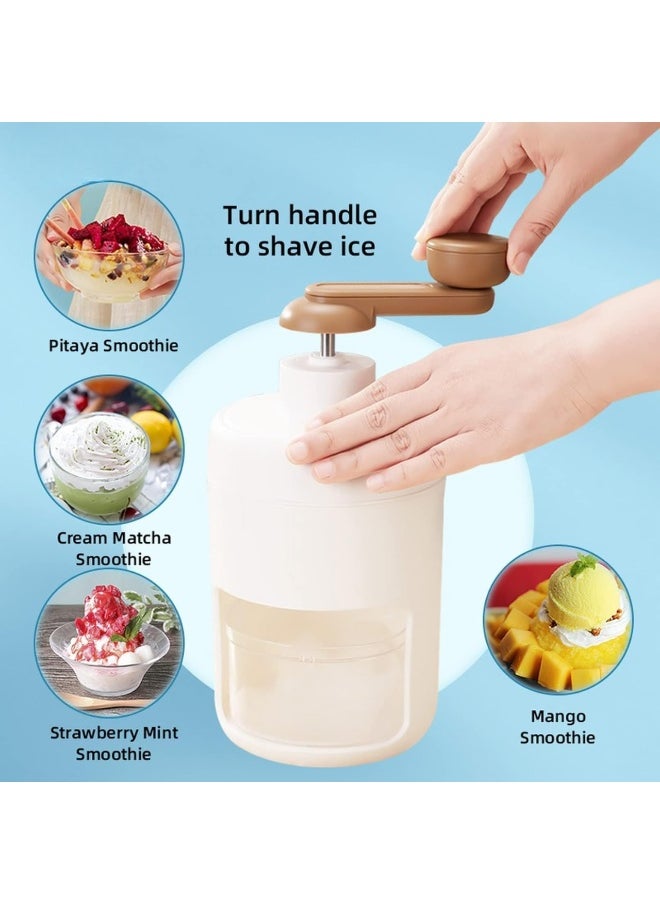 SUKILO - Handmade Shaved Ice Machine & Portable Snow Cone Maker with Free Ice Cube Tray – Compact, Easy to Use Ice Crusher for Fluffy Snow Ice, Perfect for Summer Parties & Homemade Frozen Treats - Image 1