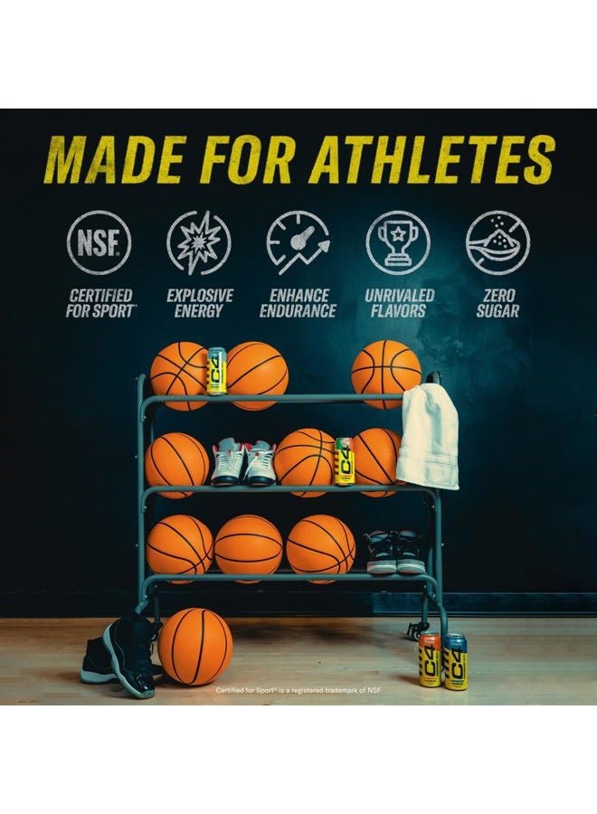 CELLUCOR C4 Energy Drink 16oz (Pack of 12) - Strawberry Watermelon Ice - Sugar Free Pre Workout Performance Drink with No Artificial Colors or Dyes - Image 2