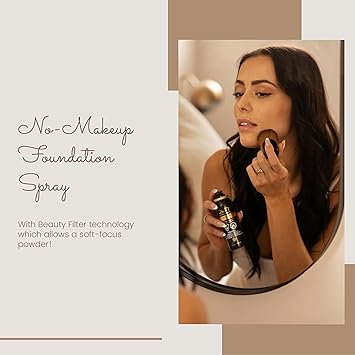 That'so Thatso Face Up Light Nude Spary NoMakeup Foundation Brighter Look and Reduces Face Skin Imperfections Clear Tone - Image 3