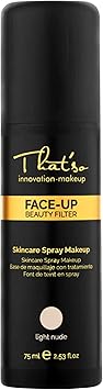 That'so Thatso Face Up Light Nude Spary NoMakeup Foundation Brighter Look and Reduces Face Skin Imperfections Clear Tone - Image 1