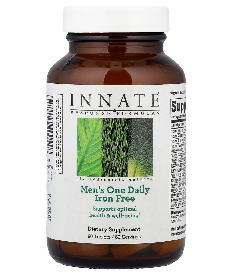 Innate Response Formulas Men's One Daily Iron Free 60 Tablets