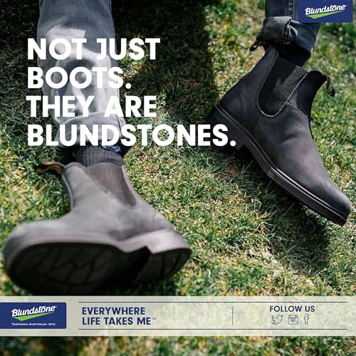 Blundstone Unisex Dress Series 1308 Chelsea Boots for Men and Women, Wide Chisel Toe Boots with Cushioned Midsole and Premium Leather, Rustic Black, 9.5 US Men / 11.5 US Women / 8.5 AU - Image 5