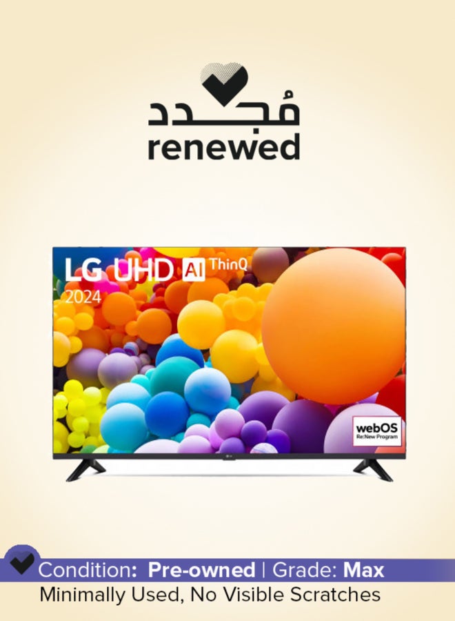 LG Renewed - 50" Smart LED TV - 4K 50UT73 Black - Image 1