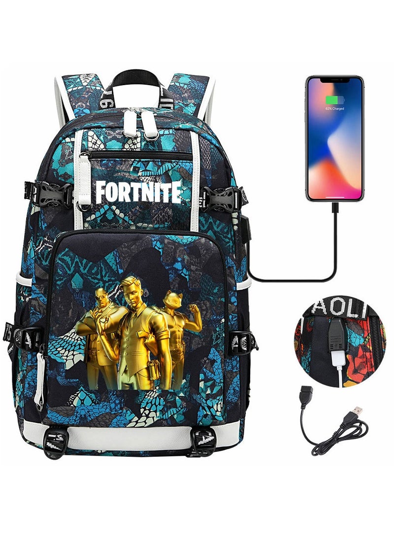 Printed Cartoon Youth Large Capacity Men's and Women's Shoulders