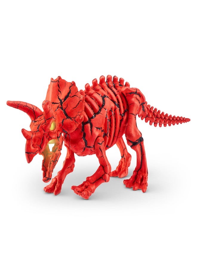 Robo Alive Volcano Dino Fossil Find Triceratops by ZURU Boys Age 5+ Dig and Discover, STEM -Excavate Prehistoric Fossils, Educational Toys, Great Science Kit Gift (Triceratops) - Image 4