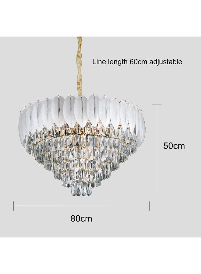 Hummer Modern gold chandelier E14, diameter 80 cm  - Image 2
