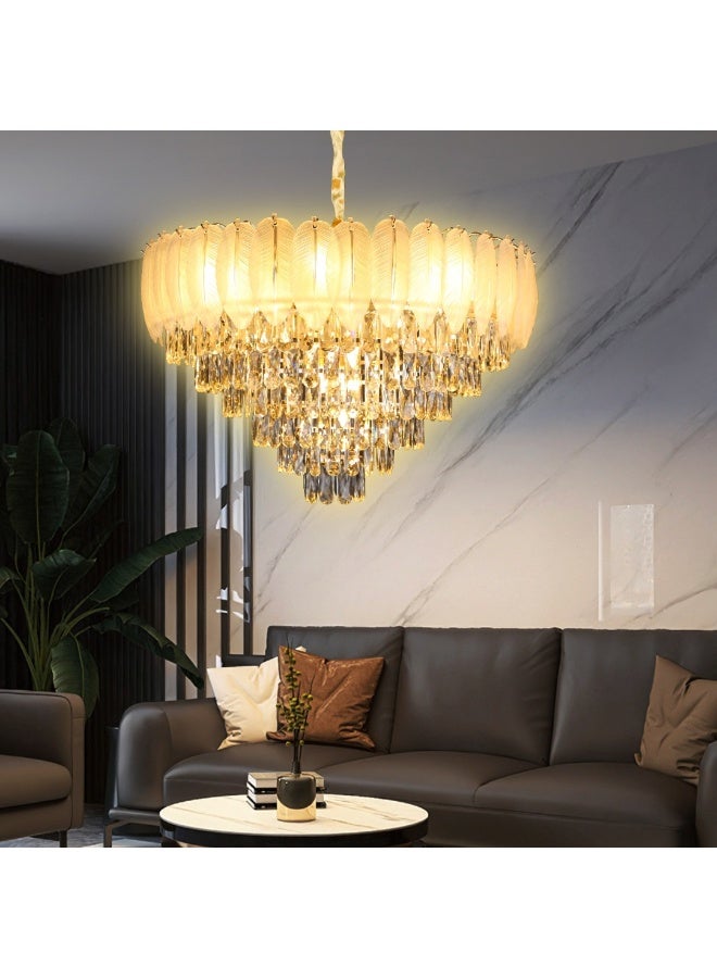 Hummer Modern gold chandelier E14, diameter 80 cm  - Image 1