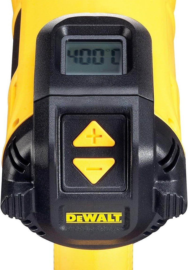 DEWALT D26414-Gb 2000W 240V Lcd Premium Heat Gun, Yellow/Black - Image 2