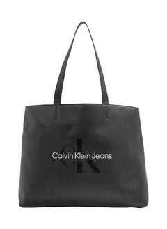 Calvin Klein Performance Women's Slim Tote Bag - smooth faux leather exterior, Black  - Image 1