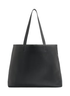 Calvin Klein Performance Women's Slim Tote Bag - smooth faux leather exterior, Black  - Image 2