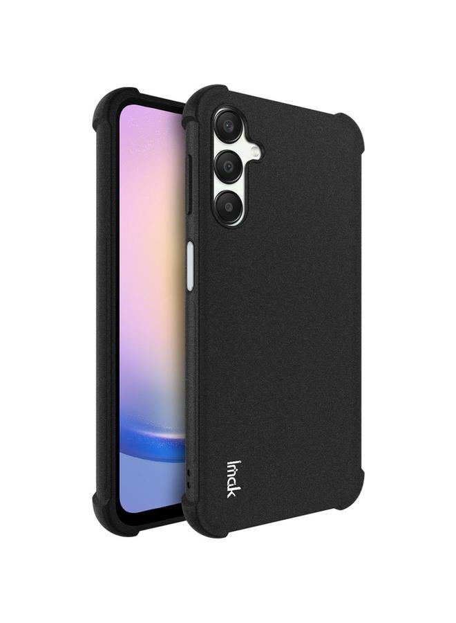 Green Tiger For Samsung Galaxy A25 5G imak Shockproof Airbag TPU Phone Case(Matte Black)