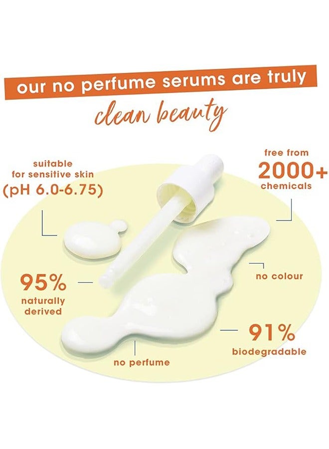 simple 10% Vitamins C + E + F Booster Serum, Young and Radiant Skin Essence Liquid, Reduce Age Spots, Light Weight Essence Water 30 ML - Image 4