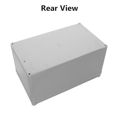 LeMotech IP67 Waterproof Junction Box ABS Plastic Project Box Dustproof Electrical Box Outdoor Enclosure for Electronics DIY Case Gray 9.8X 5.9X 5.1 inch(250mmx 150mmx 130mm) - Image 5