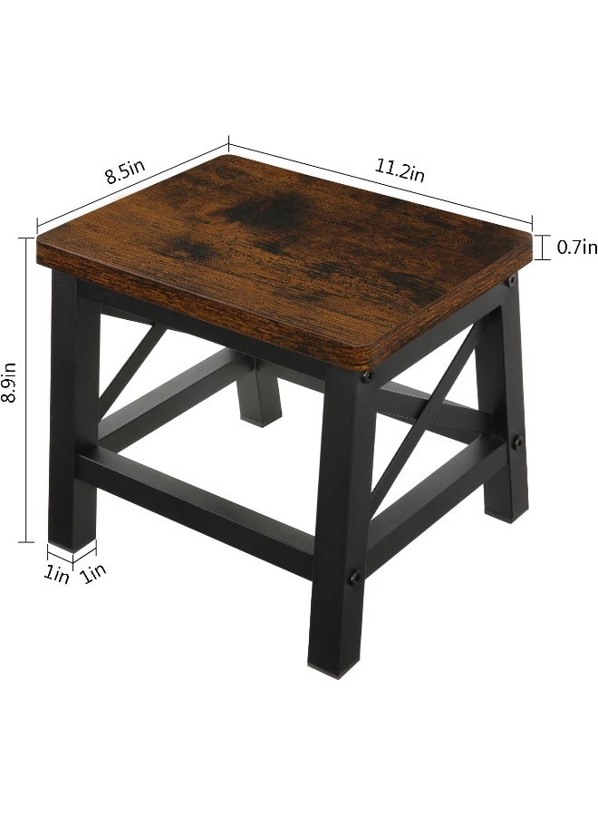 YINMIT Small Step Stool for Adults and Kids, Rectangular Step Stool for High Bed, Step Stool Kids Helper with Non-Slip - Image 4
