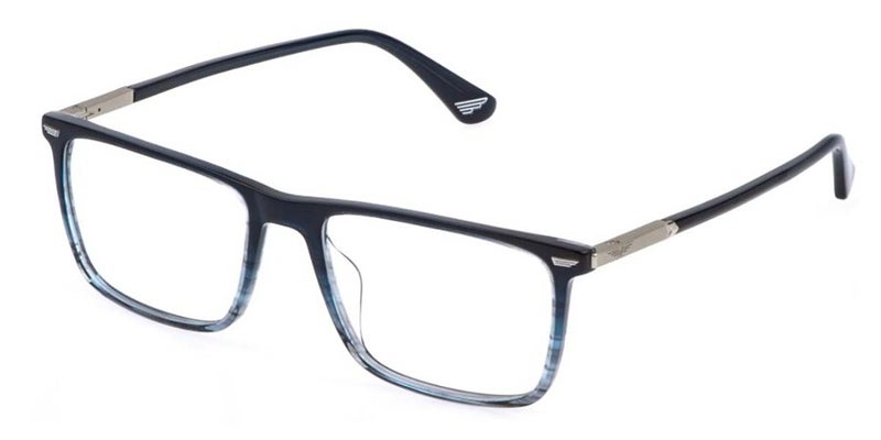 بوليس إطار نظارات الشرطة الجديد CROSSROADS المستطيل