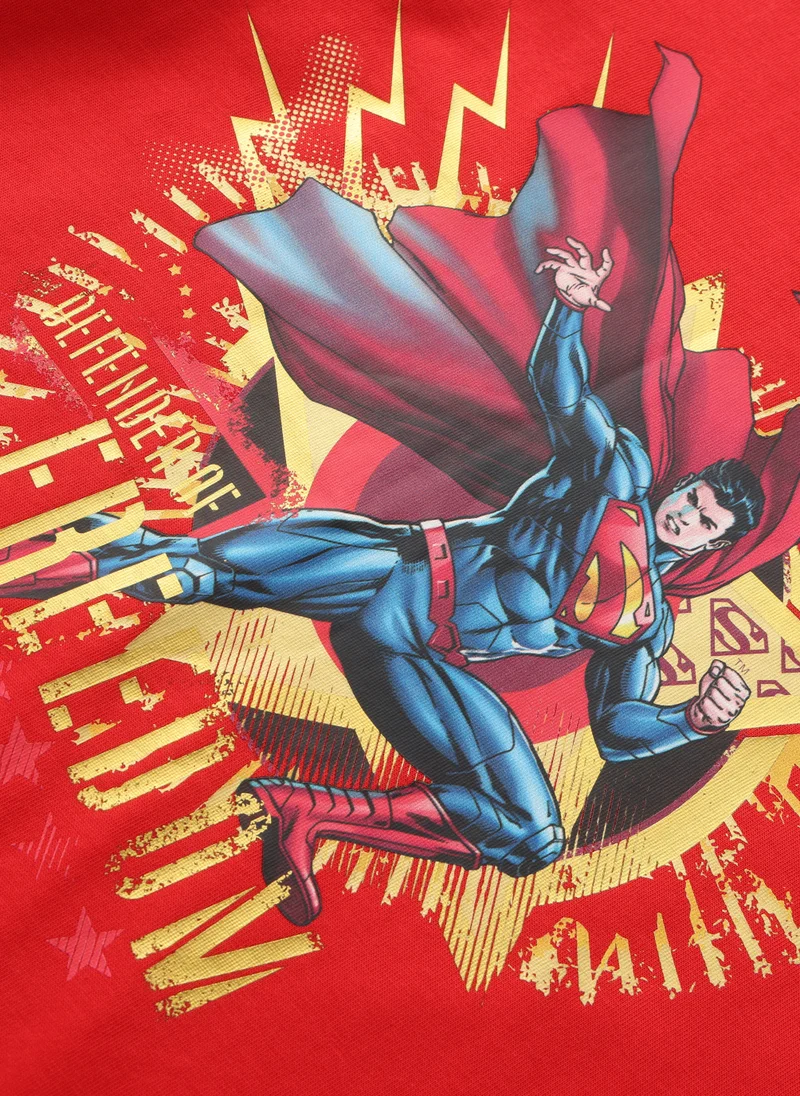 Balabala Red Kids Boys Round v-neck short-sleeved T-shirt for Men | Best Price UAE