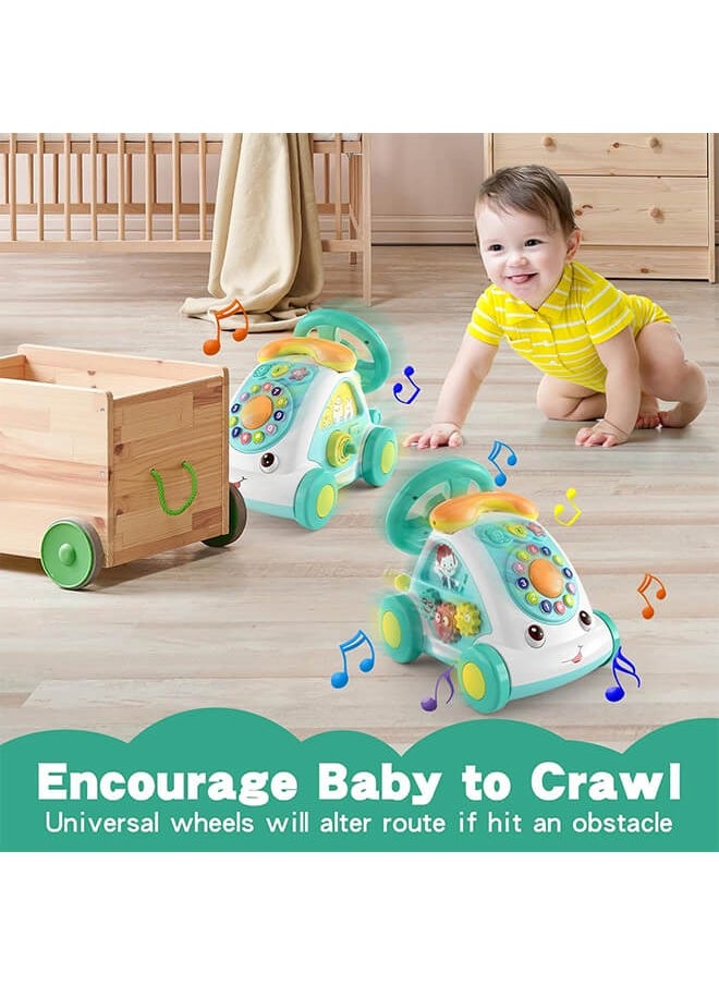 Riolio Toddler Toys for 1+ Year Old Kids - Music Toys Age 1-2 Learning Toys with Car/Sound/Music/Steering Wheel/Telephone/Lights Multi-Functional Car Early Educational Birthday Gift for Kids  - Image 5