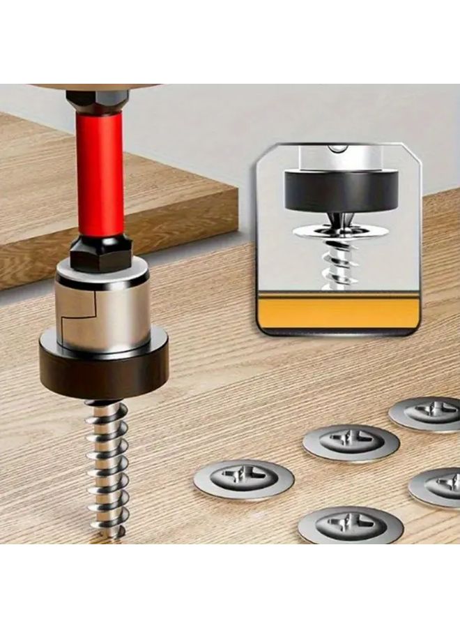 2pcs Red S2 Steel Drywall Screw Drill Bits 50mm For Installation And Wall Mounting - Image 4