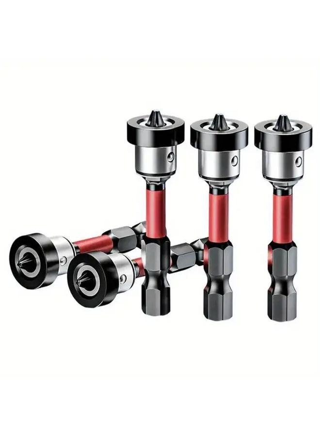 2pcs Red S2 Steel Drywall Screw Drill Bits 50mm For Installation And Wall Mounting - Image 5