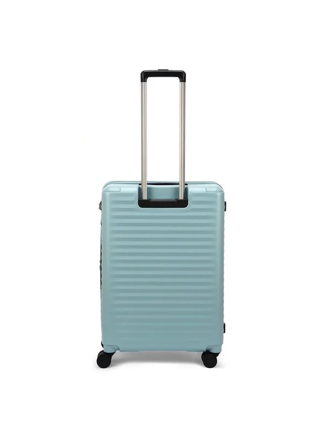Echolac Celestra 66.5 cm Hardcase Expandable 4 Double Wheel Cabin Luggage Trolley - Blue