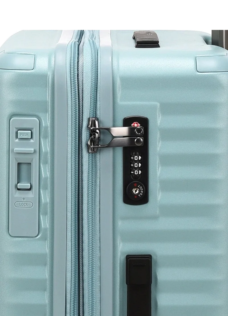 Echolac  Celestra 66 Cm Hardcase 4-Double Wheeled Expandable Check-In Luggage Trolley - Slate Blue  | Best Price UAE