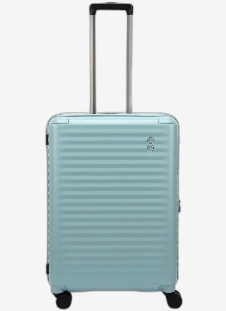 Echolac Celestra 66 Cm Hardcase Expandable 4 Double Wheel Cabin Luggage Trolley - Slate Blue - Image 1