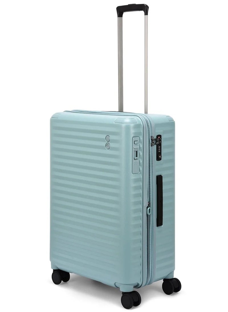 Echolac Celestra 66 Cm Hardcase Expandable 4 Double Wheel Cabin Luggage Trolley - Slate Blue - Image 2