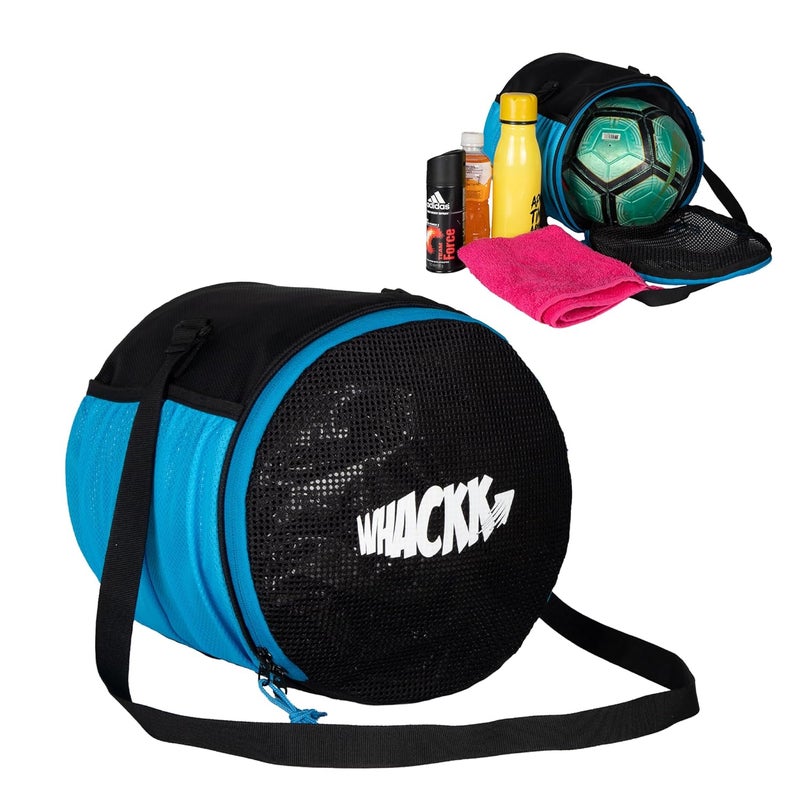 Kick Soccer Navy Logo BlueFootball Equipment Bags|Basketball Volleyball Bags |Adjustable Strap Backpack |Ball Bag |Kitbag - Made in India