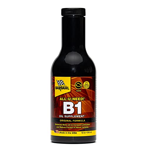 Bardahl 10208-CS B1 Oil Supplement Additive - Motor Oil Enhancement to Increase Lubrication and Reduce Friction in New Vehicles - 12 fl. oz. (Pack of 12) - Image 1