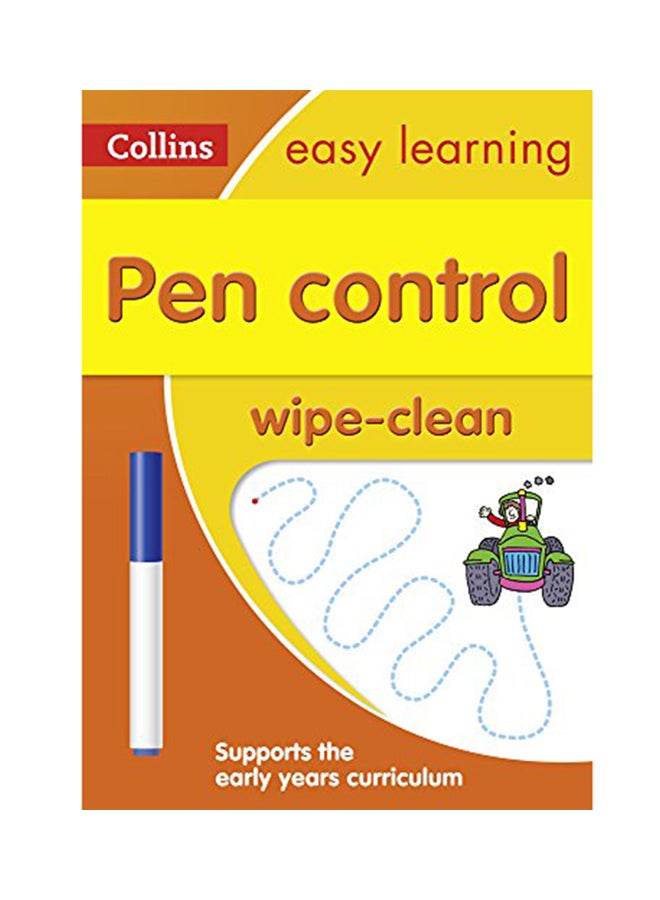 Pen Control Wipe-Clean Activity Book