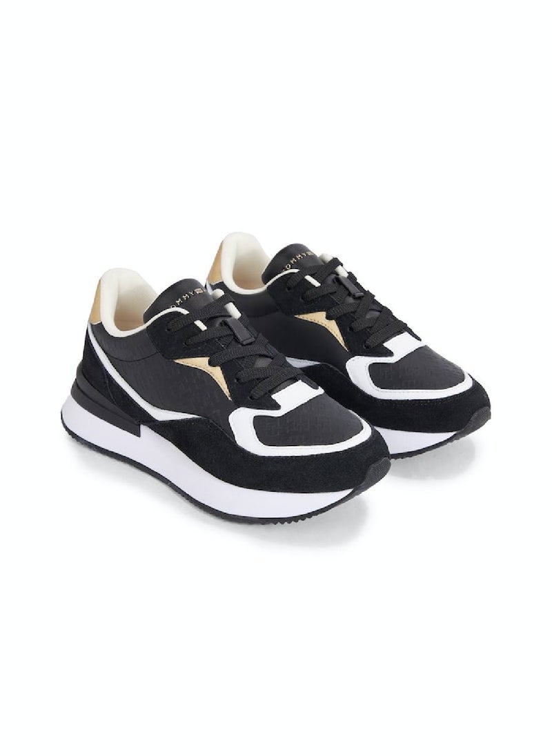 Women's Th Monogram Leather Runner Trainers -  Leather upper, Black - pzsku/ZCB71A35BACB7D68360CAZ/45/_/1724216653/d87cf149-4fd1-4aad-9595-a4a70f91fee5
