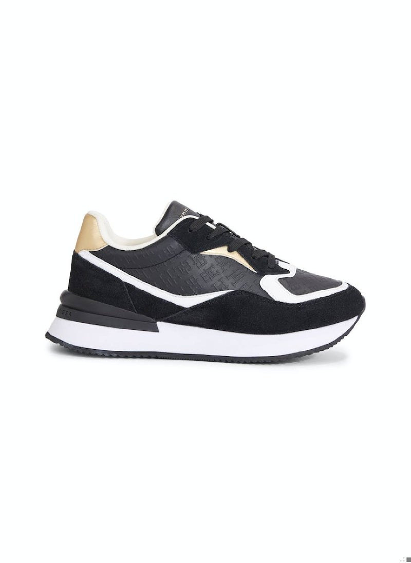 Women's Th Monogram Leather Runner Trainers -  Leather upper, Black - pzsku/ZCB71A35BACB7D68360CAZ/45/_/1727273797/d719669d-d670-4613-8061-252aaf6ff39e