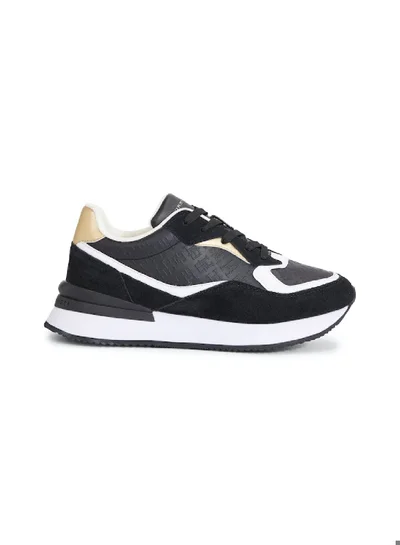 TOMMY HILFIGER Th Monogram Leather Runner Sneakers