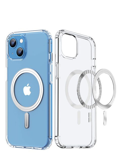 Magnetic Case for iPhone 14 Case [Non-Yellowing MagSafe] Shockproof Protective Phone Cover Slim Thin Clear for Apple iPhone 14