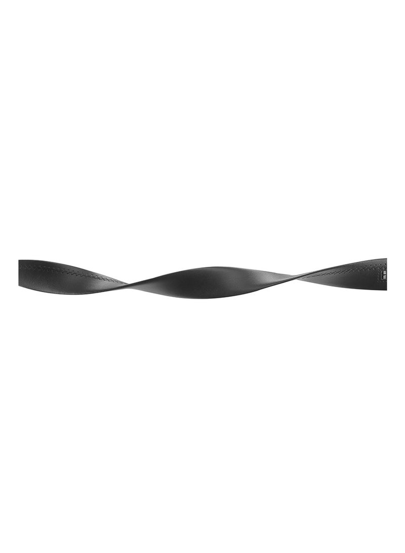 Samsonite Wayne II BIZ Auto Flower Belt, Black|100% Leather|Hole Free Belt - Image 4