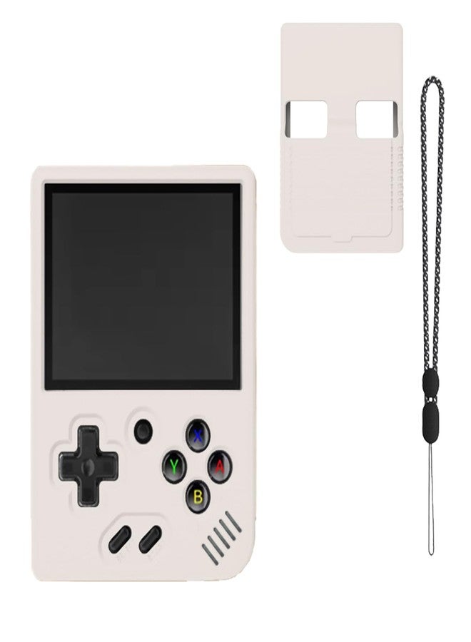 NOUKAJU Case for Miyoo Mini Plus,NOUKAJU Silicone Protective Cover,Drop-Proof,Scratch-Proof,Shock-Proof,Dust-Proof,Protective Case for Miyoo Mini Plus Handheld Game Console(Off-White) - Image 1
