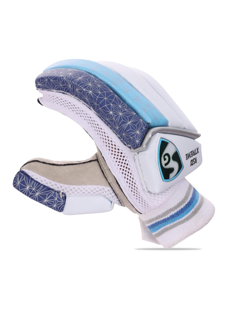 SG SG RSD XTREME RH Cricket Batting Gloves | Right-Hand | Cotton Palm | HD Foam Finger Rolls | Mesh Gusset Ventilation | Toweled Velcro Wristband | Breathable & Comfortable - Image 3
