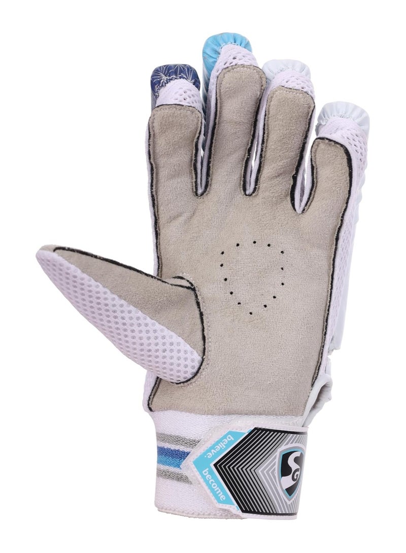 SG SG RSD XTREME RH Cricket Batting Gloves | Right-Hand | Cotton Palm | HD Foam Finger Rolls | Mesh Gusset Ventilation | Toweled Velcro Wristband | Breathable & Comfortable - Image 4