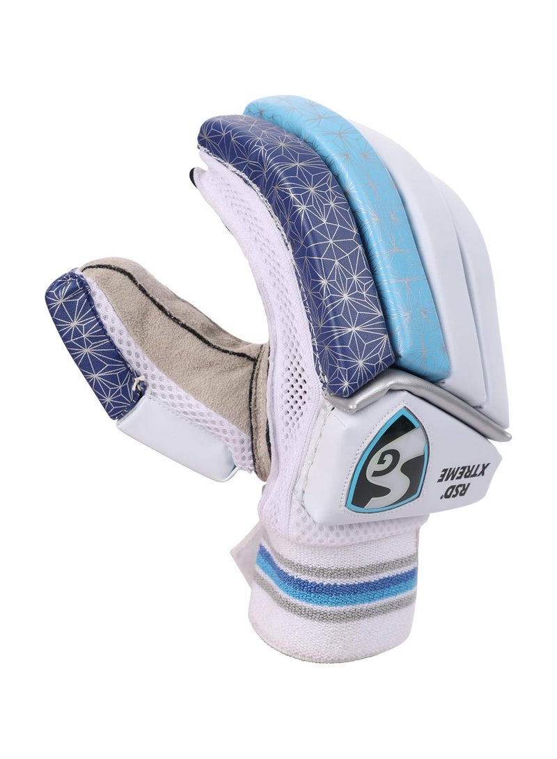 SG SG RSD XTREME RH Cricket Batting Gloves | Right-Hand | Cotton Palm | HD Foam Finger Rolls | Mesh Gusset Ventilation | Toweled Velcro Wristband | Breathable & Comfortable - Image 2